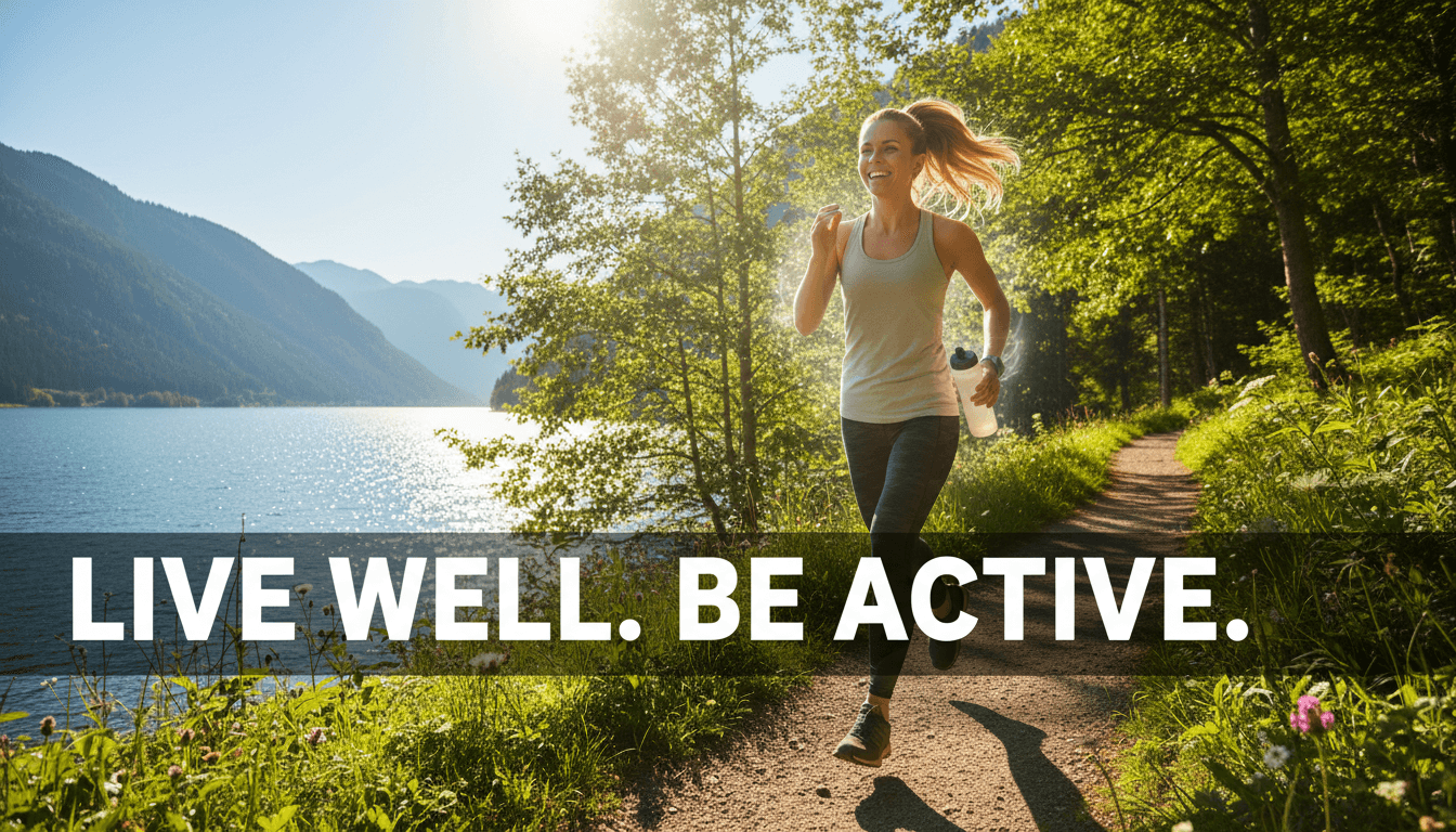 Person enjoying active lifestyle with energy and vitality